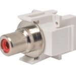 Connecteur rca Keystone femelle - Rouge