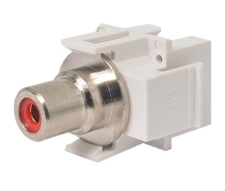 Connecteur rca Keystone femelle - Rouge