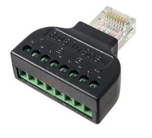 Connecteur réseau RJ-45 sans contacts à visr