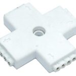Connecteur en X pour ruban aux DELs F-FS-5050