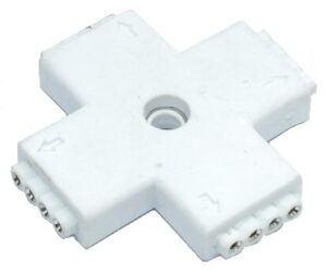 Connecteur en X pour ruban aux DELs F-FS-5050