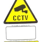 Autocollant de surveillance par caméra