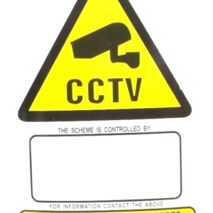 Autocollant de surveillance par caméra