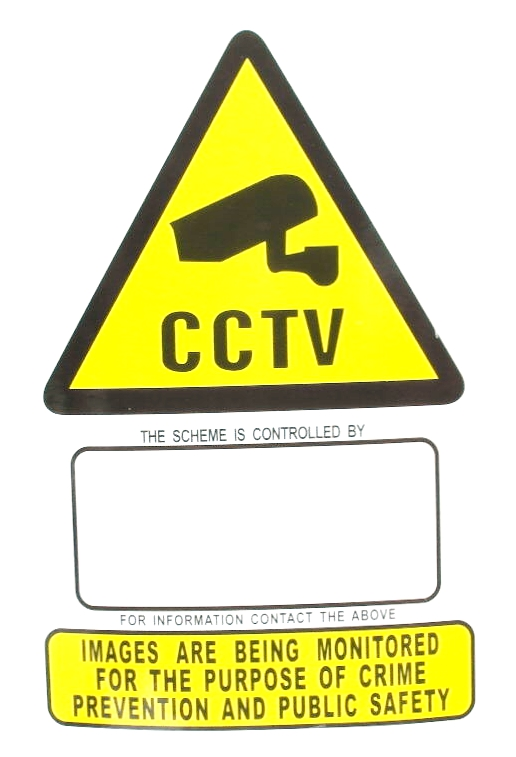 Autocollant de surveillance par caméra
