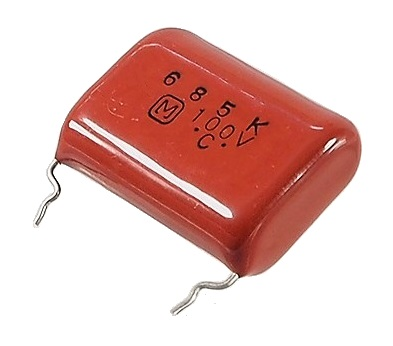 Condensateur non polarisé / 6.8 uF - 100 Volts