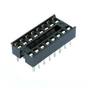 Support pour circuit intégré à 16 contacts