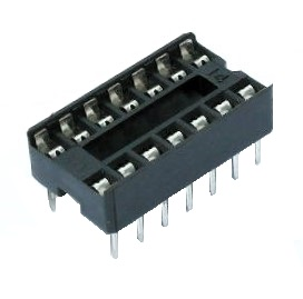 Support pour circuit intégré à 14 contacts