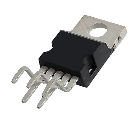 Circuit intégré (IC) TDA2002 à 5 contacts