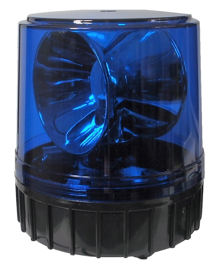 Gyrophare rotatif aimanté 12 VDC 6-3/4'' Bleu