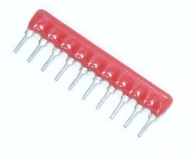 Ensemble de 9 résistances SIP 22 Ohms