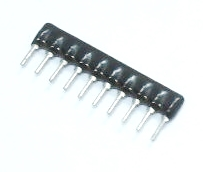 Ensemble de 9 résistances SIP 33 Ohms