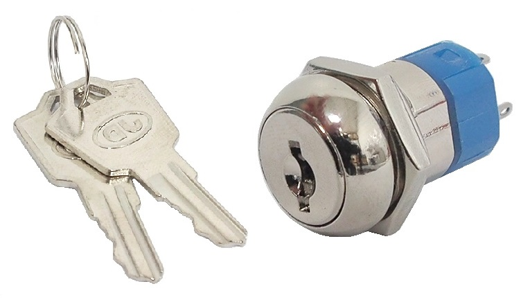 Interrupteur électrique avec barrure à clé