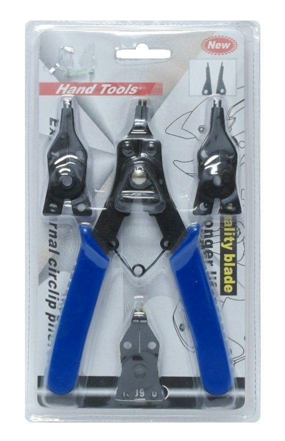 Pince avec écarteur et contracteur avec 3 têtes