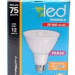 Ampoule au del graduelle 75 watts120 volts  3000K