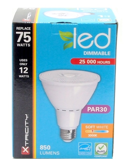 AMPOULE AU DEL GRADUELLE PAR30 75W (12W) 120 VOLTS