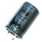 Condensateur polarisé  220 µF à 400 VDC