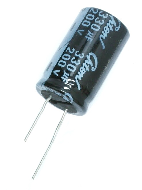 Condensateur polarisé  330 μF à 200 VDC