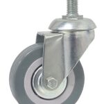 Roulette avec roulement à billes pivotante sur 360° Diamètre: 75 mm (3’’)