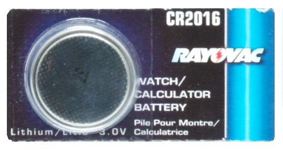 Pile 3.0V au lithium - CR2016
