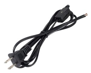 Cordon d’alimentation 110V avec interrupteur noir