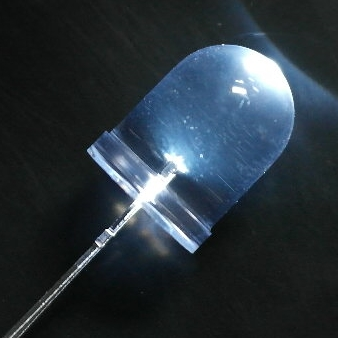 DEL blanc HD 10mm 3.0V à 3.3V.