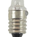 Ampoule miniature TL9.5 E10 de 12.0 Volts