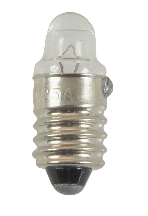 Ampoule miniature TL9.5 E10 de 12.0 Volts