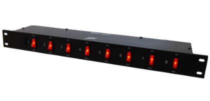 Sélecteur de type Rack Mount à 8 prises