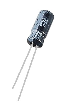 Condensateur radial polarisé 10 μF à 35 VDC