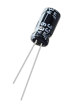 Condensateur radial polarisé 33 μF à 63 VDC