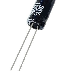 Condensateur radial polarisé 100 µF à 35 VDC