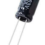 Condensateur radial polarisé 100 µF à 63 VDC 105°C