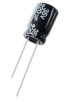 Condensateur radial polarisé 220 μF à 35 VDC
