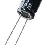 Condensateur radial polarisé 330 µF à 35 VDC