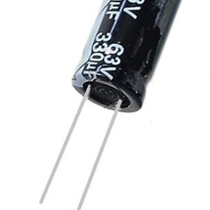 Condensateur radial polarisé 330 µF à 63 VDC