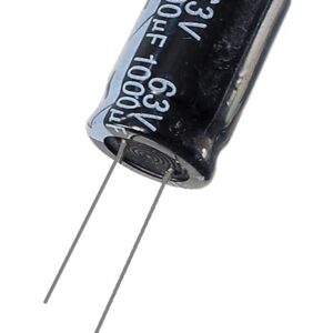 Condensateur radial polarisé 1000 µF à 63 VDC