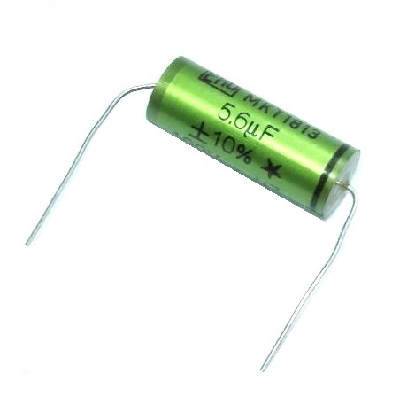 Condensateur polarisé axial - 5.6 μF à 100 VDC