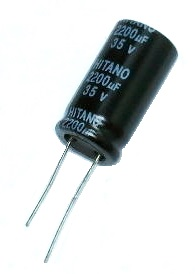 Condensateur radial polarisé 2200 μF à 35 VDC