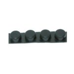 Paquet de 4 pattes de caoutchouc autocollantes