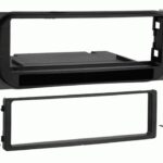 Ensemble de fixation pour radio simple Din pour modèles Chrysler, Jeep, Dodge, Plymouth 1998-2009