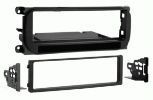 Ensemble de fixation pour radio simple Din pour modèles Chrysler, Jeep, Dodge, Plymouth 1998-2009