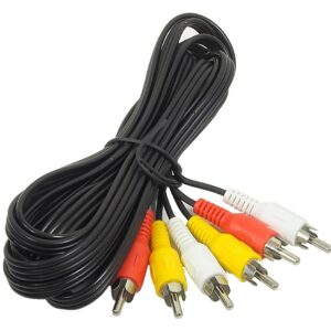 Câble vidéo et audio RCA stéréo - 3 mètres