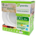 Caisson encastré au DEL de 4" graduelle 10w