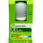 Ampoule au DEL graduelle de 9 Watts (Remplace une ampoule de 60 Watts). Blanc brillant