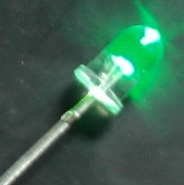 DEL vert clignotant 5 mm - 3 Volts