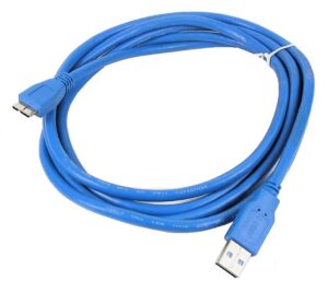 Câble USB 3.0 SuperSpeed Transmet des informations à des taux de 5.0 Gbps SuperSpeed - 6 pieds.