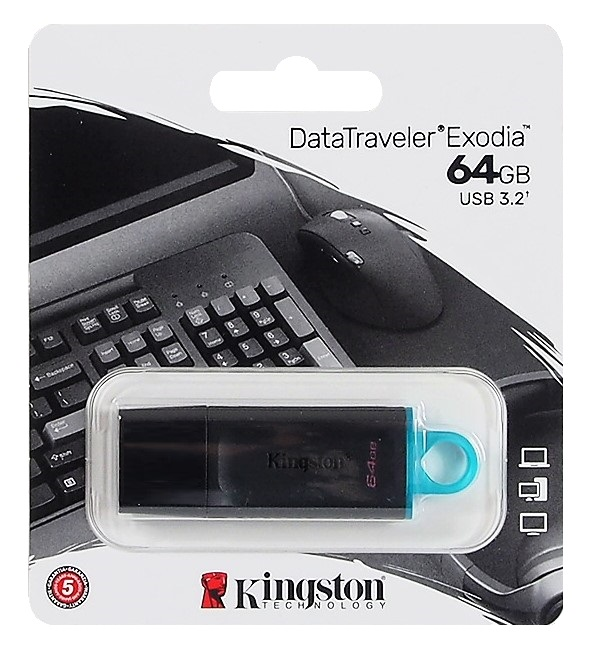 Clé USB 3.2 DataTraveler Exodia USB 64 GB