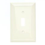 Plaque simple pour interrupteur