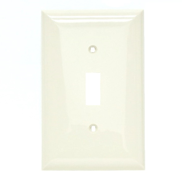 Plaque simple pour interrupteur
