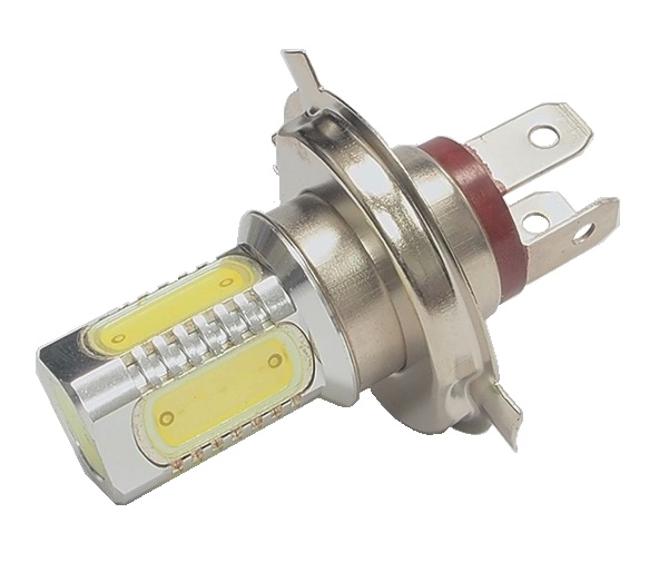 LUMIÈRE AU DEL BLANC 12V H4 P43T / P45T